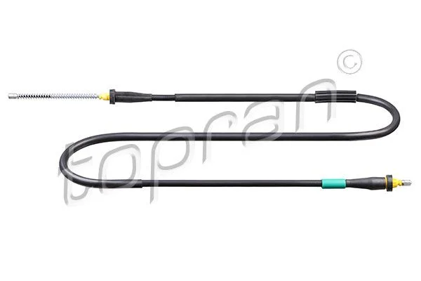 Cable Pull, parking brake TOPRAN 631 768