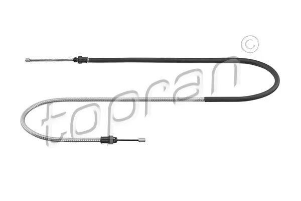 Cable Pull, parking brake TOPRAN 631 951