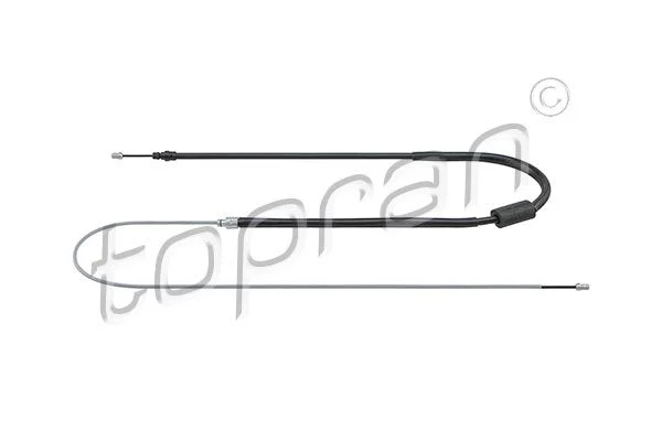 Cable Pull, parking brake TOPRAN 700 925