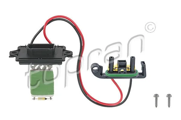 Resistor, interior blower TOPRAN 701 060