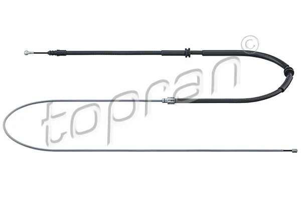 Cable Pull, parking brake TOPRAN 701 504