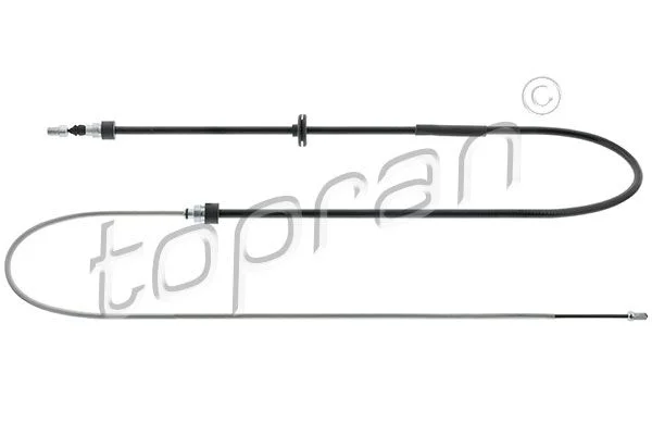 Cable Pull, parking brake TOPRAN 701 508