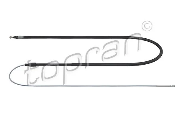 Cable Pull, parking brake TOPRAN 723 569