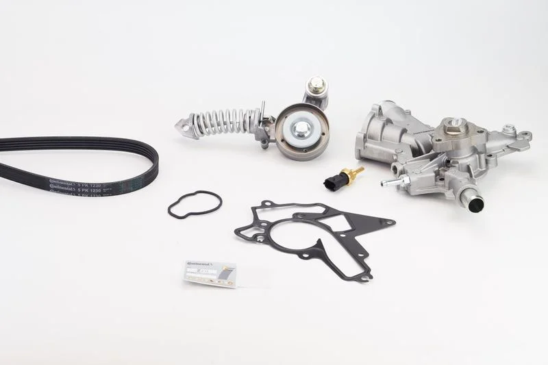 Water Pump + V-ribbed Belt Kit CONTITECH 5PK1230WP2