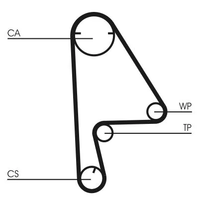 Timing Belt Kit CONTINENTAL CTAM CT1082K1