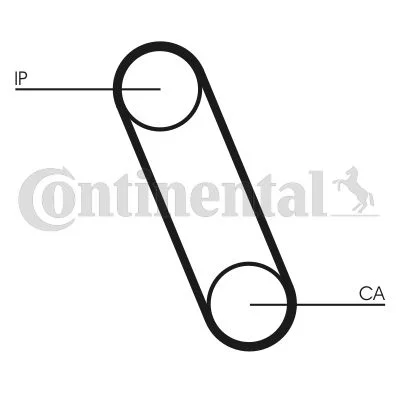Timing Belt CONTINENTAL CTAM CT561