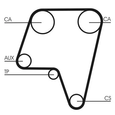 Timing Belt CONTINENTAL CTAM CT819