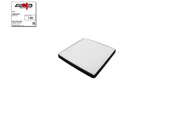 Filter, cabin air AUTOMEGA 180003910
