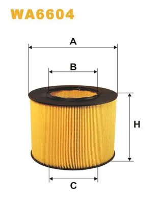 Air Filter WIX FILTERS WA6604