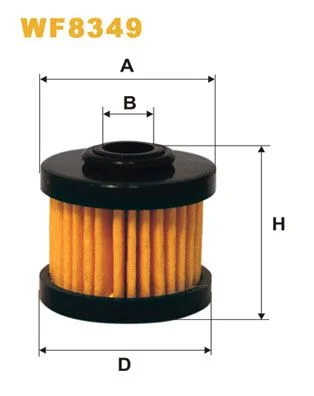Filter goriva WIX FILTERS WF8349