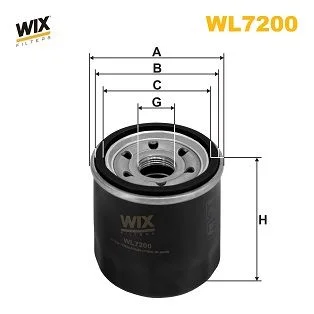 7 WIX FILTERS WL7200