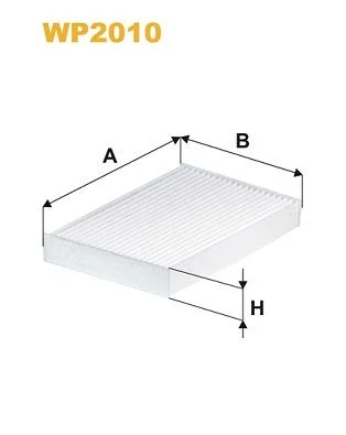 Filter, cabin air WIX FILTERS WP2010