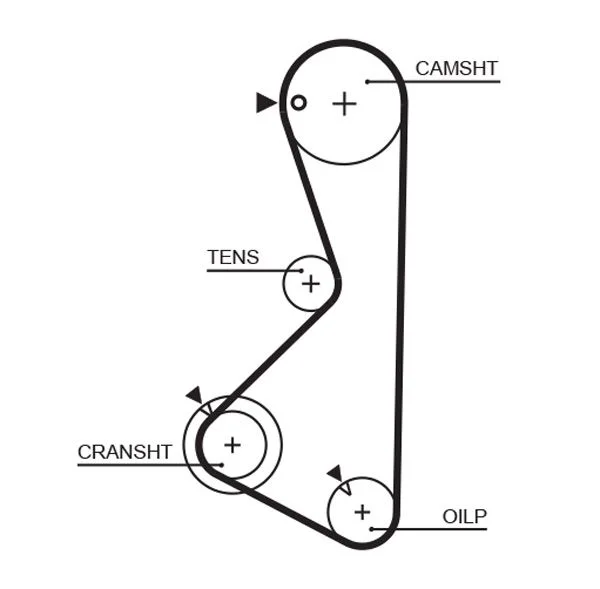 Timing Belt GATES 5075XS