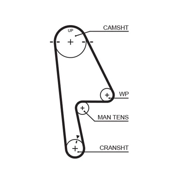 Zobni jermen GATES 5529XS