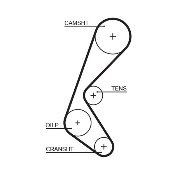 Zobni jermen GATES 5628XS
