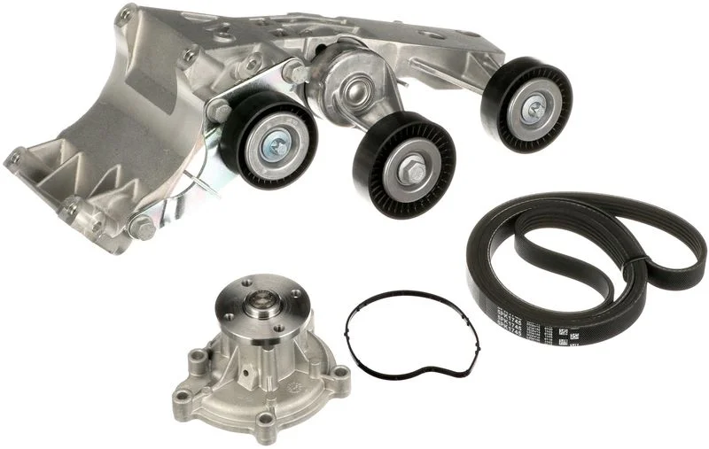 Water Pump + V-ribbed Belt Kit GATES KP15PK1745