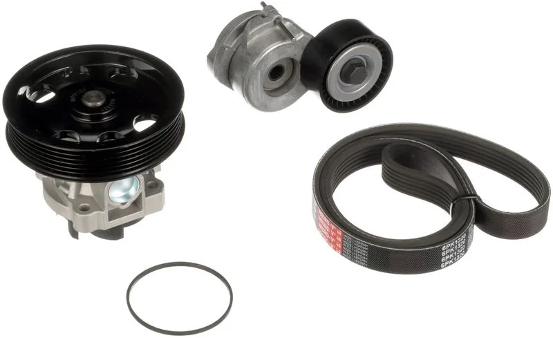 Water Pump + V-ribbed Belt Kit GATES KP16PK1320