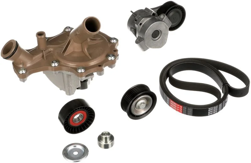 Water Pump + V-ribbed Belt Kit GATES KP26PK1670