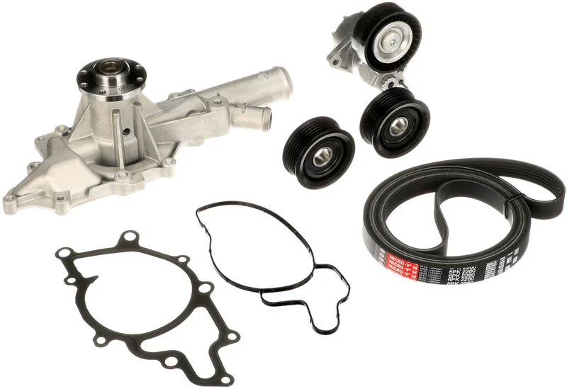Water Pump + V-ribbed Belt Kit GATES KP26PK2260-2
