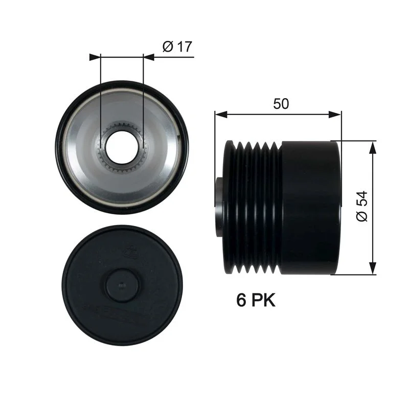 Alternator Freewheel Clutch GATES OAP7188
