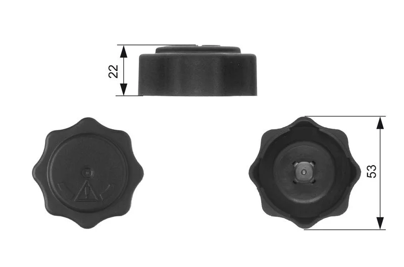 Pokrovček, rezervoar za hladilno tekočino GATES RC229