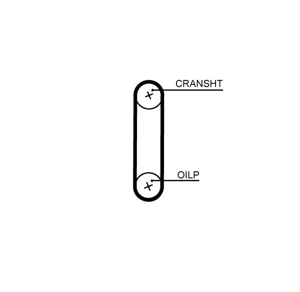 Zobni jermen gates T364HOB