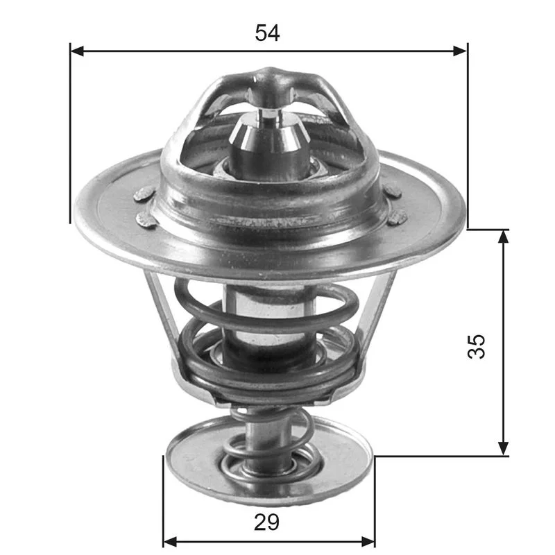 Thermostat, coolant GATES TH11088G1