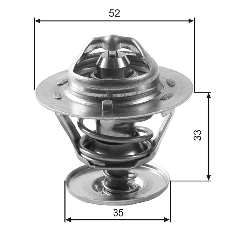 Thermostat, coolant GATES TH12592G1