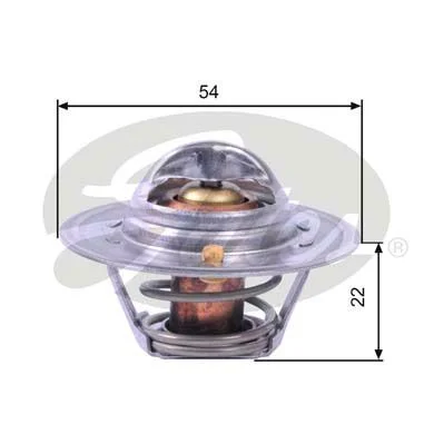 Thermostat, coolant GATES TH12888G2