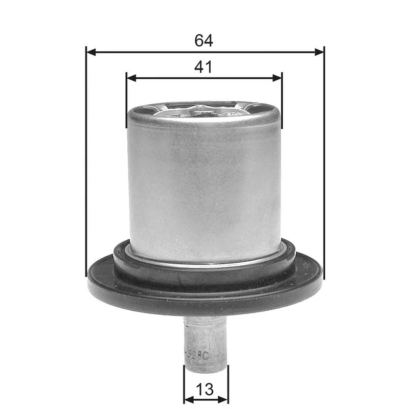 Thermostat, coolant GATES TH25882G1
