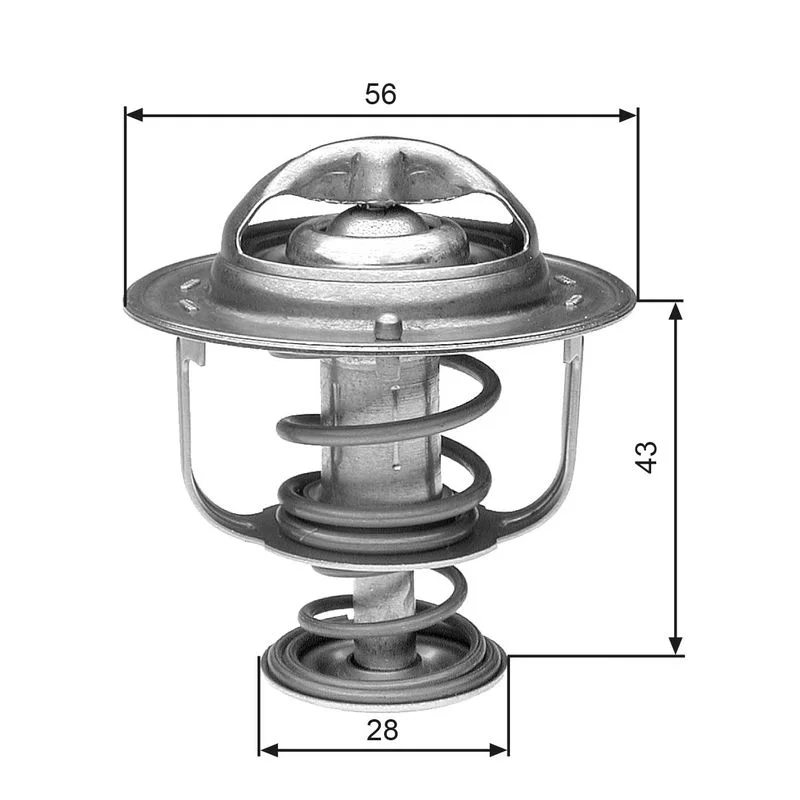 Thermostat, coolant GATES TH31388G1