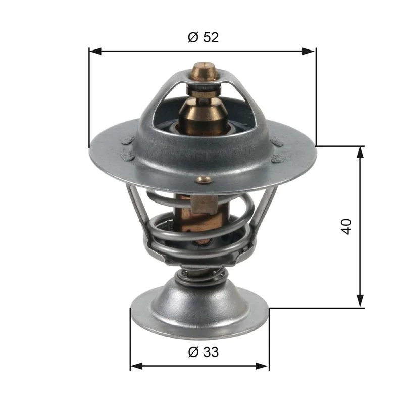 Thermostat, coolant GATES TH31588G1