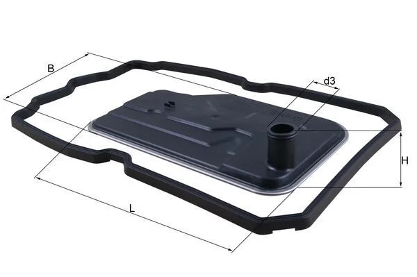 Hidravlični filter, avtomatski menjalnik KNECHT HX 124D