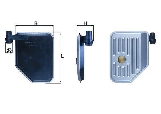 Hidravlični filter, avtomatski menjalnik KNECHT HX 156