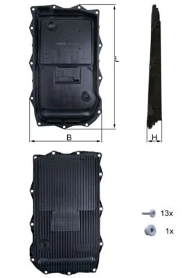Področje za olje, avtomatski menjalnik KNECHT HX 184KIT
