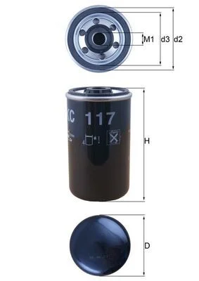 Kuro filtras KNECHT KC 117