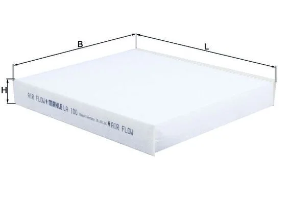 Filter, cabin air KNECHT LA 100