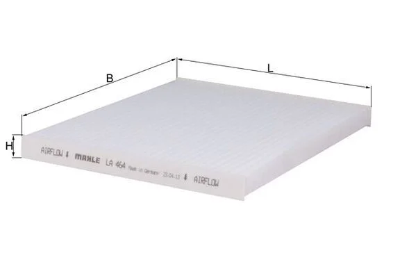 Filtras, salono oras KNECHT LA 464