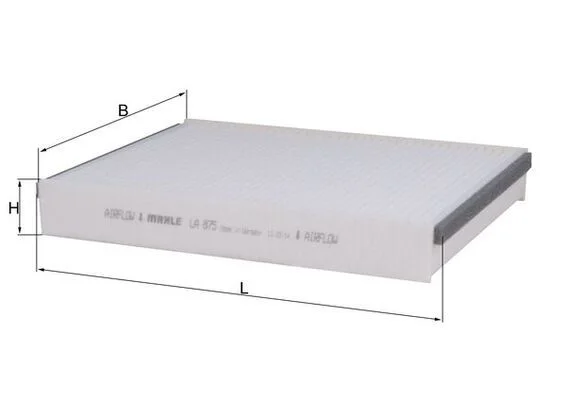 Filtras, salono oras KNECHT LA 875