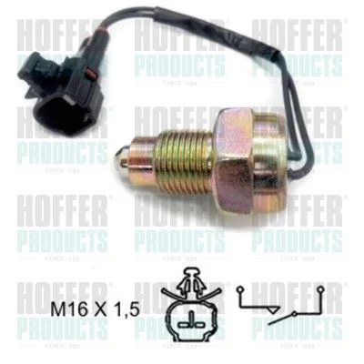 Switch, reverse light HOFFER 3600070
