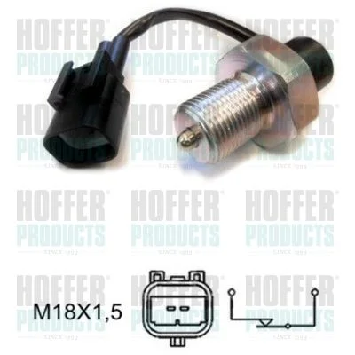 Switch, reverse light HOFFER 3600074
