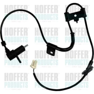 Sensor, wheel speed HOFFER 8290308
