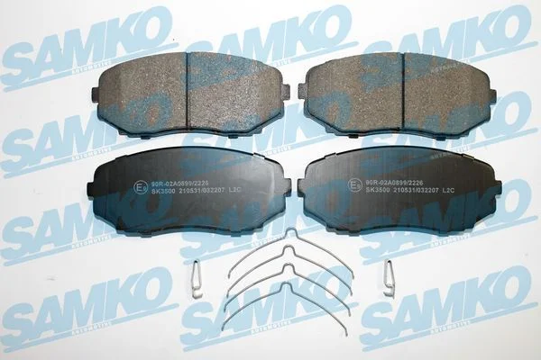 Brake Pad Set, disc brake SAMKO 5SP2207