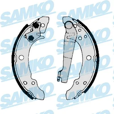 Komplet zavornih čevljev SAMKO 80140