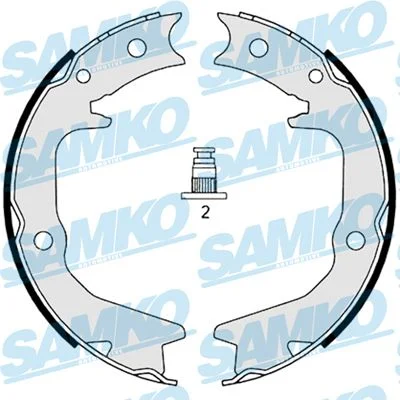 Brake Shoe Set, parking brake SAMKO 88920
