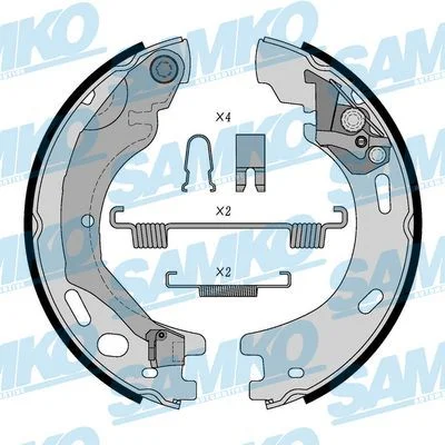 Brake Shoe Set, parking brake SAMKO 89570