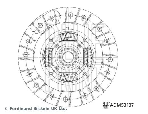 Clutch Disc BLUE PRINT ADM53137