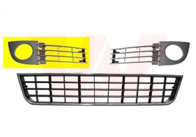 Ventilation Grille, bumper VAN WEZEL 0317594