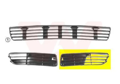 Ventilation Grille, bumper VAN WEZEL 0323503