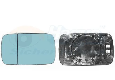 Mirror Glass, exterior mirror VAN WEZEL 0646837